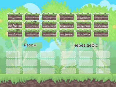 Написання складних слів