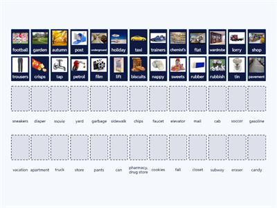 British English - American English