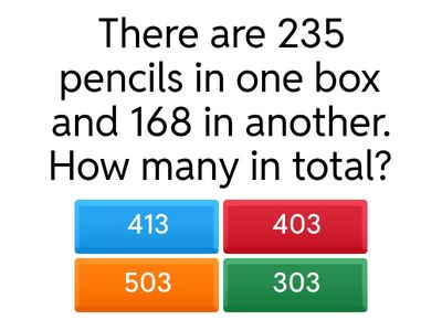 Word Problems. Mathematics Quiz