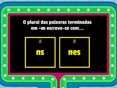 Singular e Plural: Casos especiais