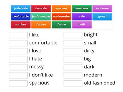 Y7 - Describing rooms in the house