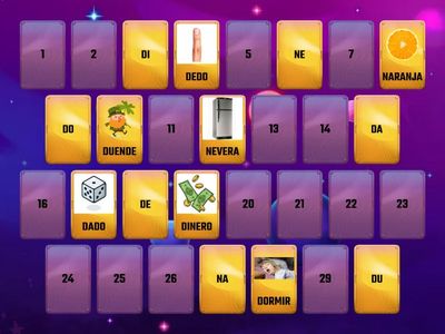 SÍLABAS CON D - N- T