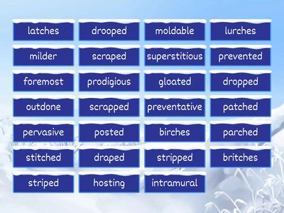 Lesson 3-16 Review Words