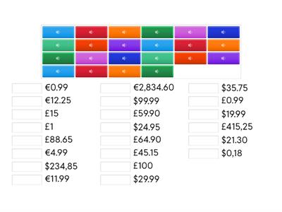 Can you say these prices? - pronunciation