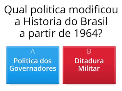 { Ditadura Militar }