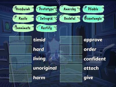 8th Vocab #6- Antonyms