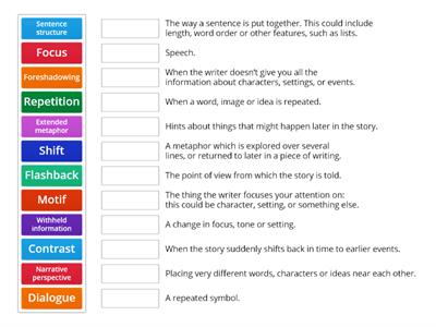 Paper 1 question 3 terminology