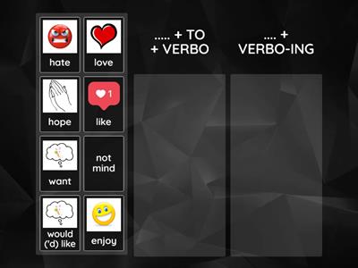VEBRO INFINITO con TO o ING FORM?