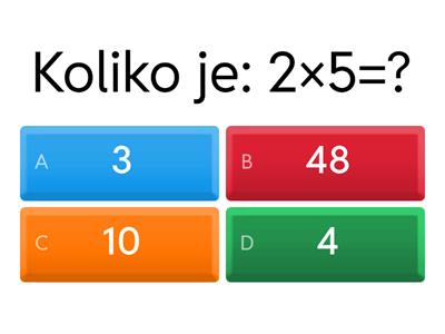 Množenje do 5
