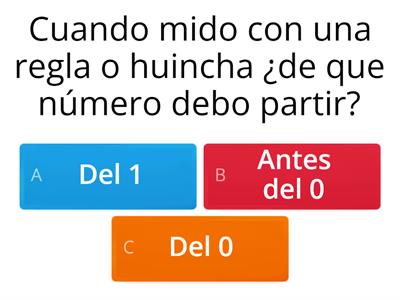 Unidades de medida estandarizada (metros y centímetros)