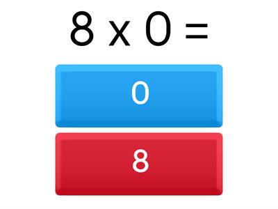 tabellina del 8 gioco