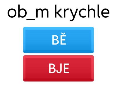 bě/ bje
