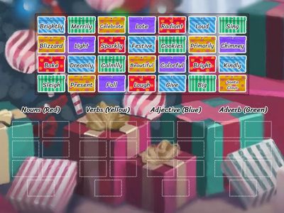 Christmas Parts of Speech - Starter