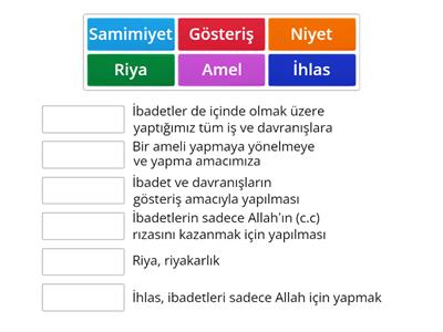 5.4.6. Bir Hadis Öğreniyorum