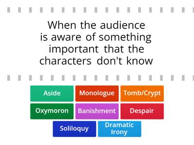 Romeo and Juliet Vocabulary 
