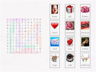 Mother's Day Wordsearch