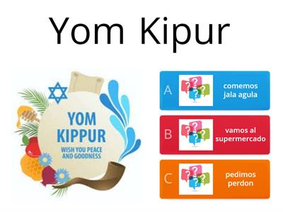 Yom Kipur y Sucot