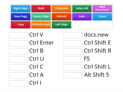 Google Shortcuts