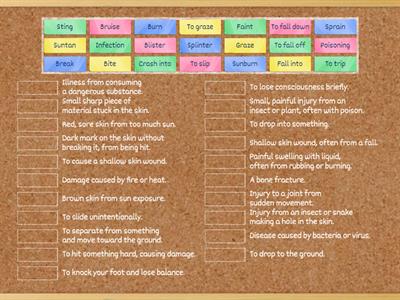 Intermediate Unit 8 Vocabulary 