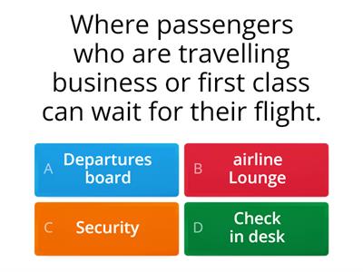 5th year -  unit 3A : Air Travel Quizz!