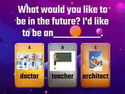 Unit 15: What would you like to be in the future? 