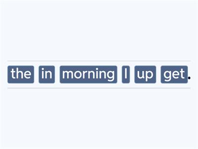 Daily routines