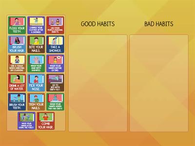 B3 - GOOD AND BAD HABITS