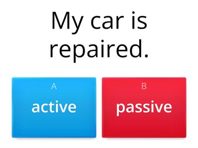 Passive Voice present - Passive or Active?