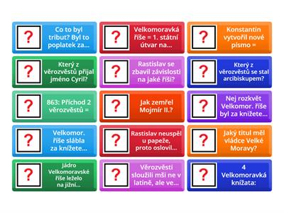 D 7 - Velkomoravská říše - 15/11/24