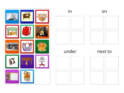 Kid's box 1 Unit 3 prepositions