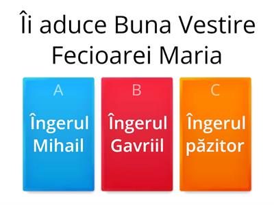 Evaluare clasa a VI-a -Nașterea Domnului 