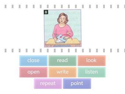 Match up:  Classroom Instructions