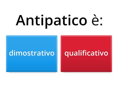 Grammatica in gioco: aggettivi
