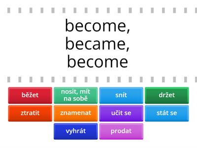 Irregular verbs (group 10-12)