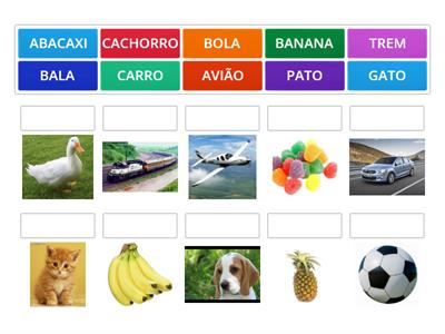 ASSOCIAÇÃO DE PALAVRAS E IMAGENS