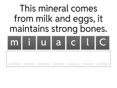 Uncover the Nutrients