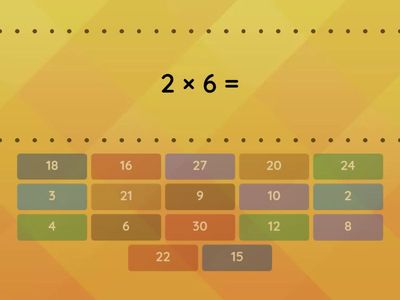 Таблица умножения на 2 и 3