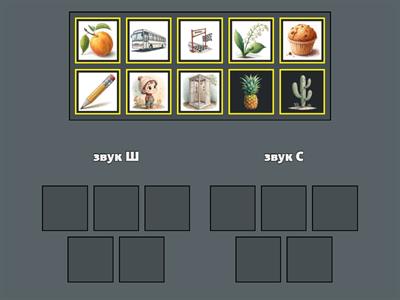 Дифференциация звуков Ш и С