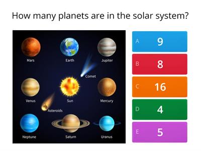 Exploring the solar system 