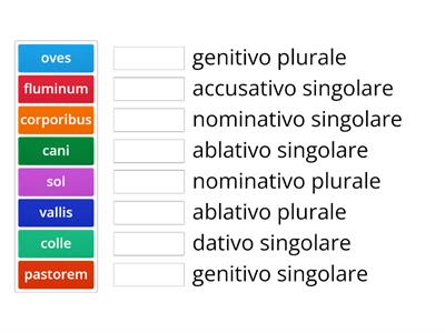 la terza declinazione