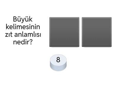 5. Sınıf Zıt Anlamlı Kelimeler
