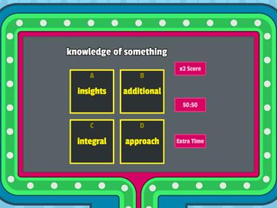 Empower B1+ Unit 6A: Vocabulary