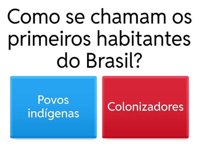 Atividade de História 3° ano