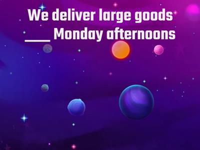 IN, ON, AT - Prepositions of Time & Place