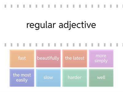 Comparative and superlative adverbs