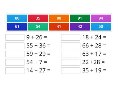 20-Addition Within 100-With regrouping