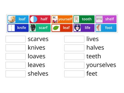 Letterland Unit 27- Plurals -lf to -ves