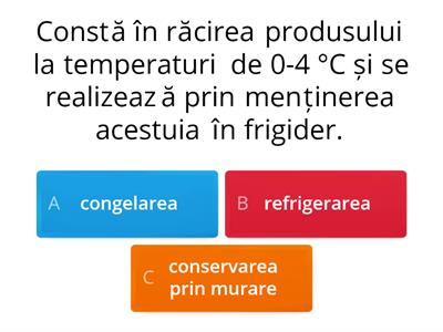 Conservarea alimentelor