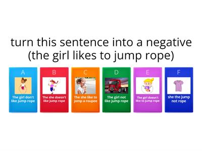 posetive, negative and interrogative