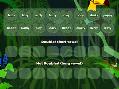 Double or not double consonant y sort